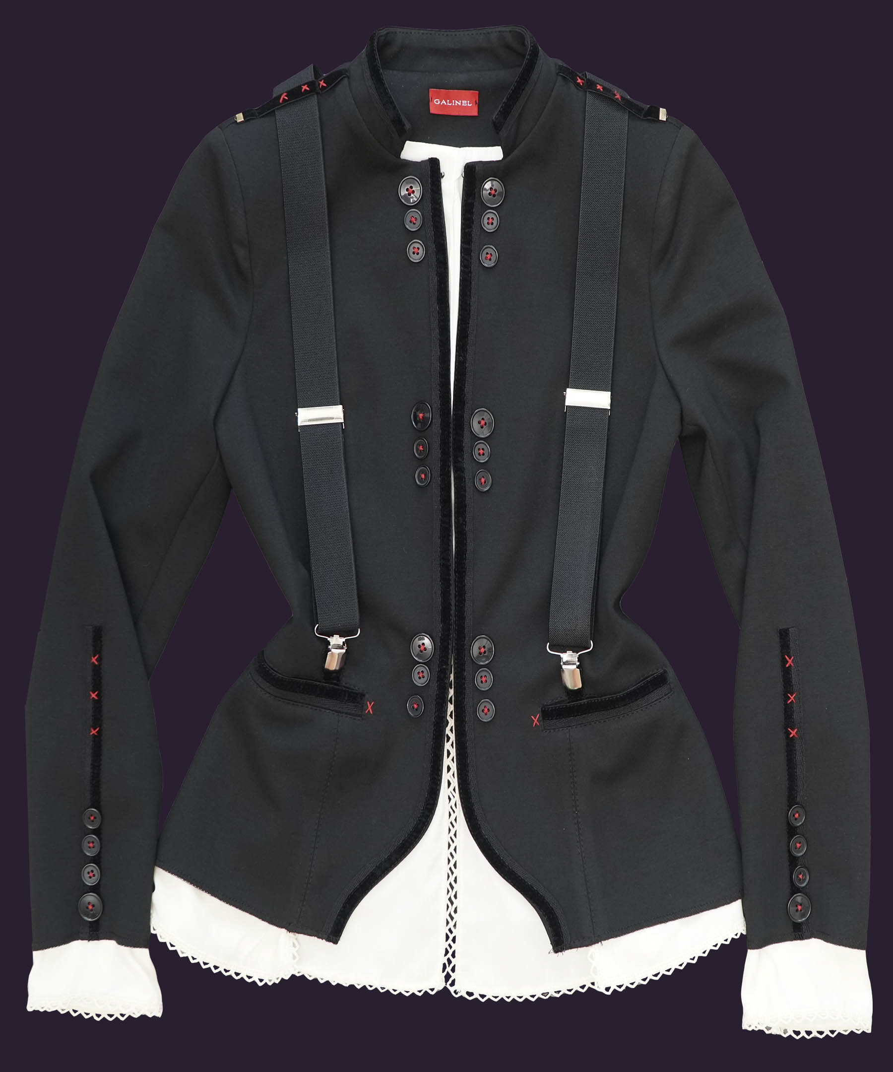 Designer Blazer with Suspenders by Aristocrat