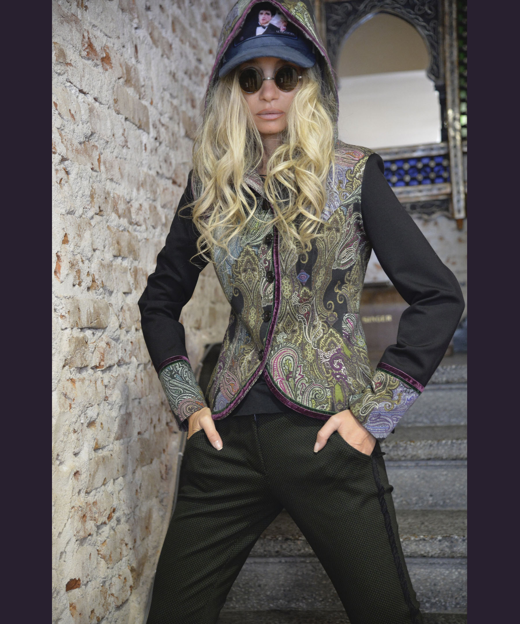 Magnum Verde Designer Hooded Jacket
