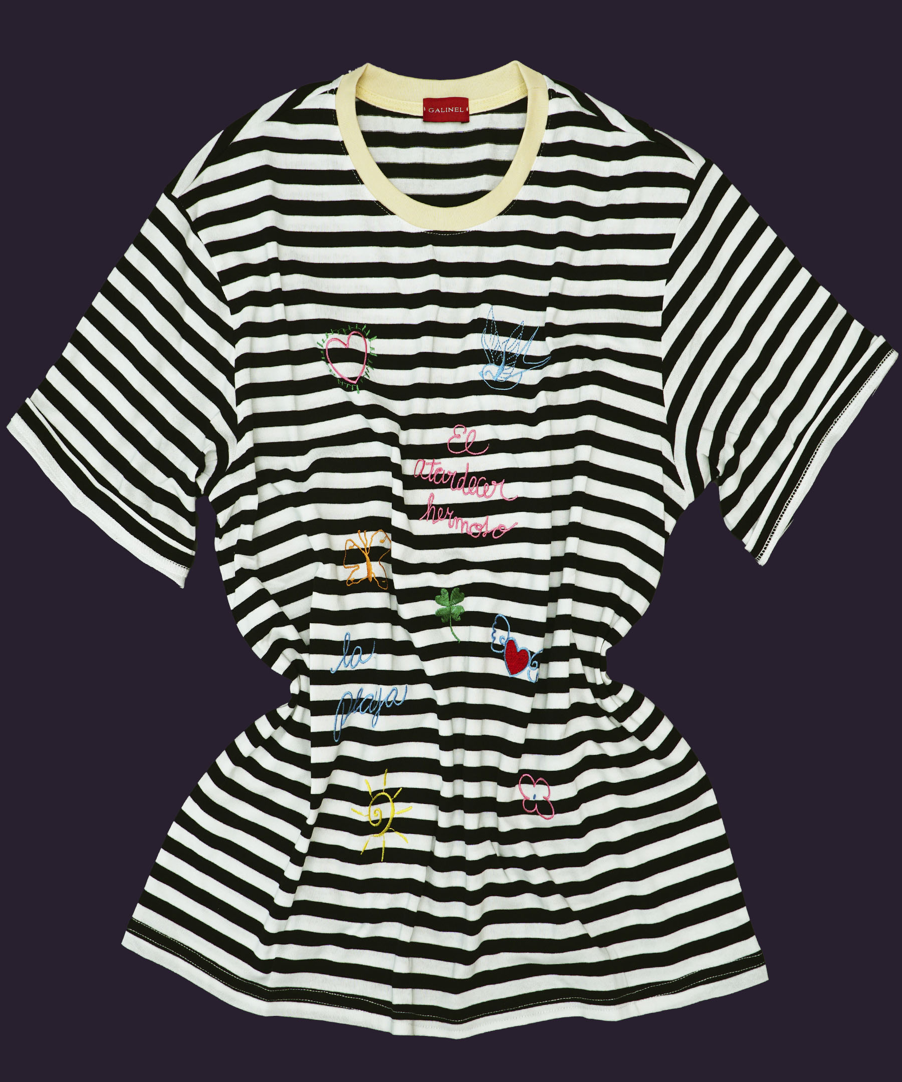 HAPPY STRIPES T-SHIRT