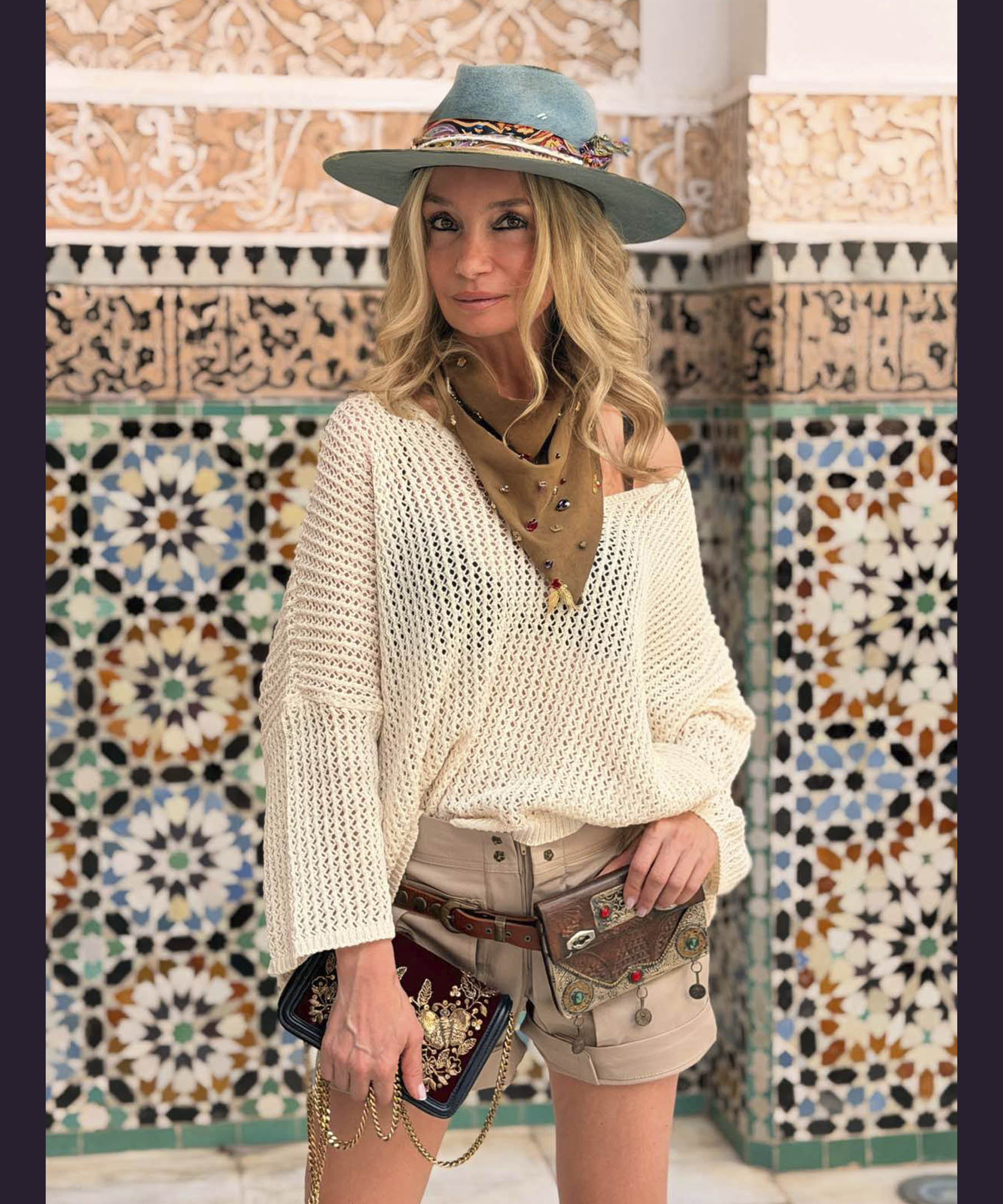 BEDOUIN JEWELED SCARF